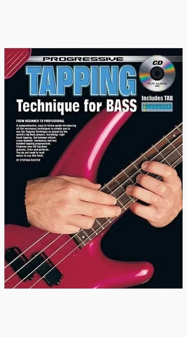 Progressive Tapping Technique for Bass inc. CD/TAB - Sieffs Music