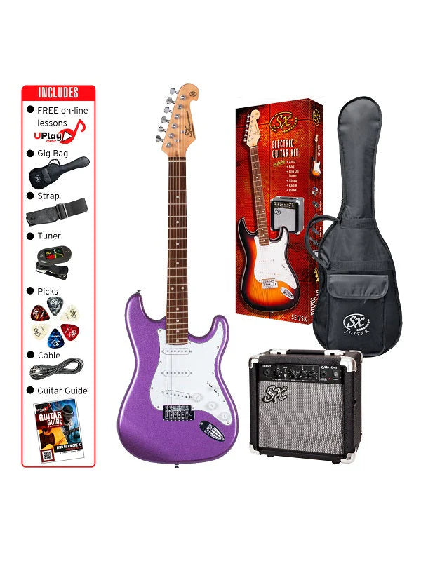 SX SE1SK 4/4 Electric Guitar Pack - Full Size