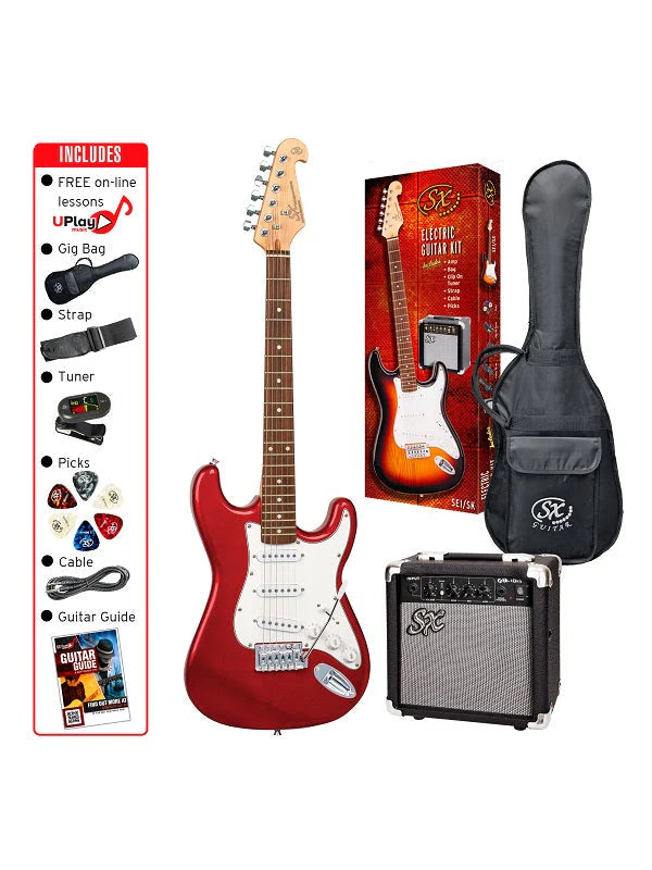 SX SE1SK 4/4 Electric Guitar Pack - Full Size