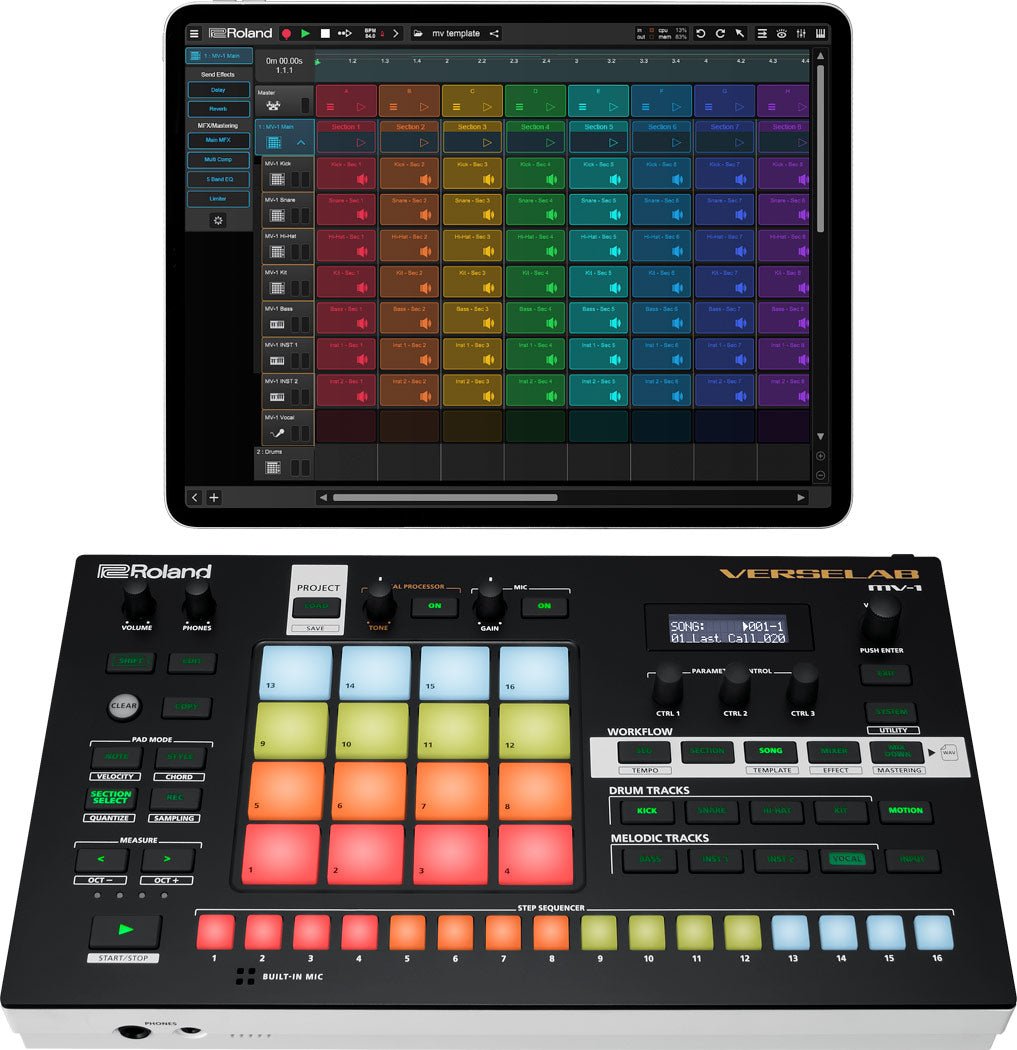 Roland MV-1 VERSELAB Song Production Studio - Ex Display Model - Sieffs Music