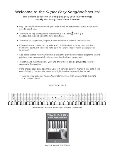 Super Easy songbook Hymns - Hal leonard - Sieffs Music