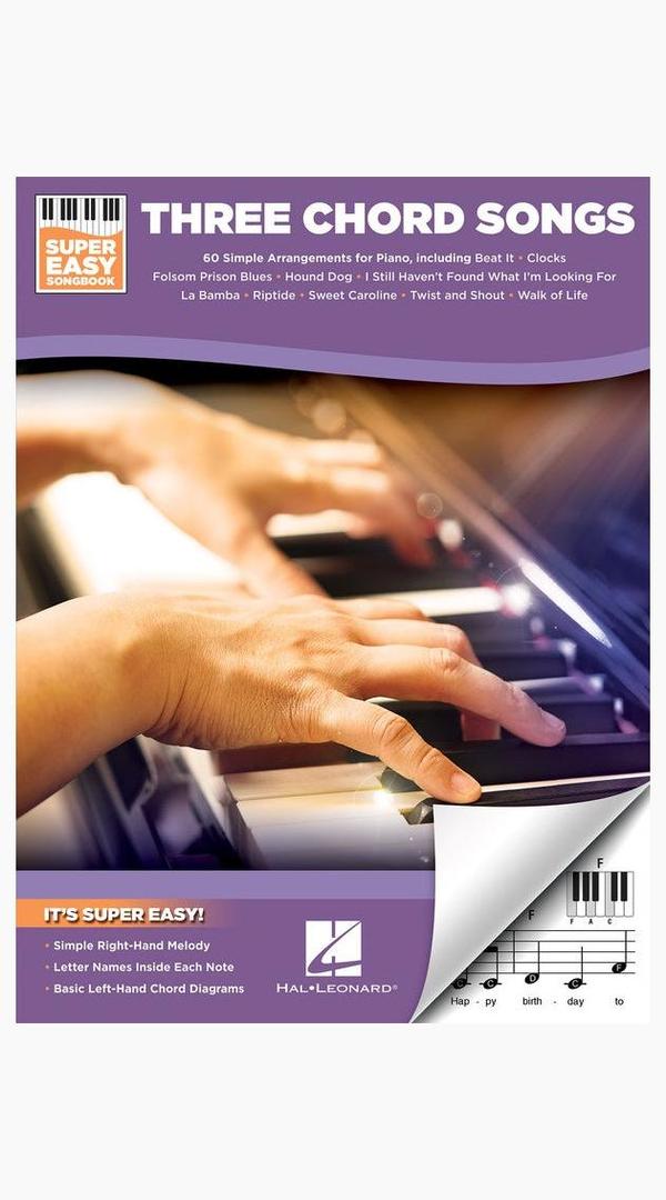 Super easy Three Chord Songs PVG - Sieffs Music