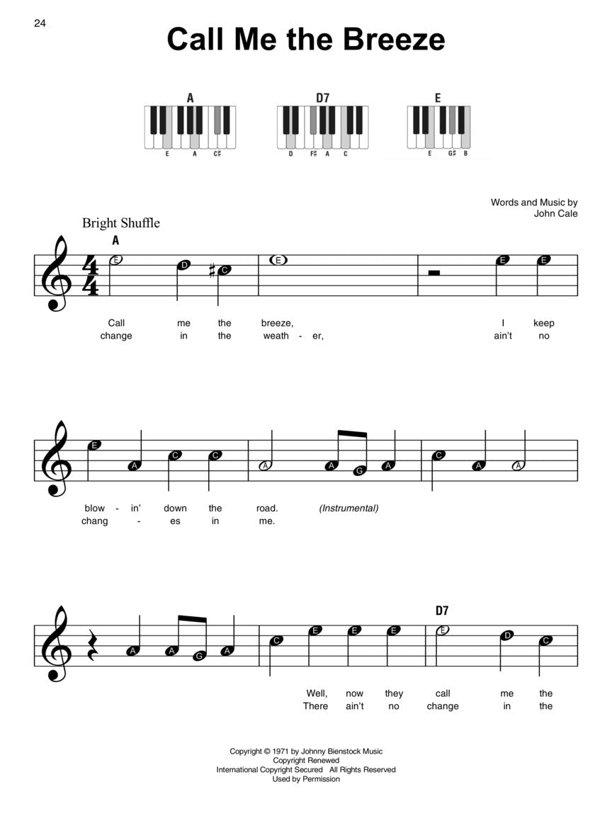 Super easy Three Chord Songs PVG - Sieffs Music