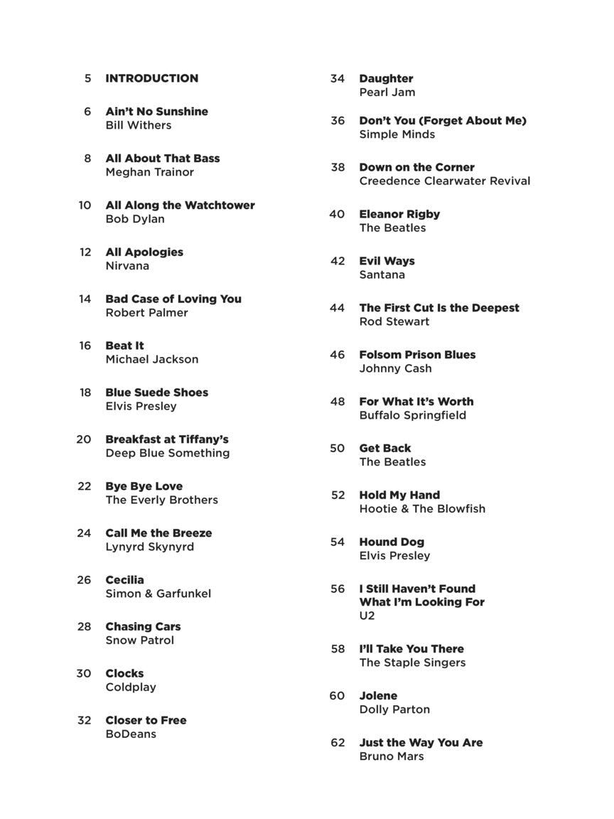 Super easy Three Chord Songs PVG - Sieffs Music