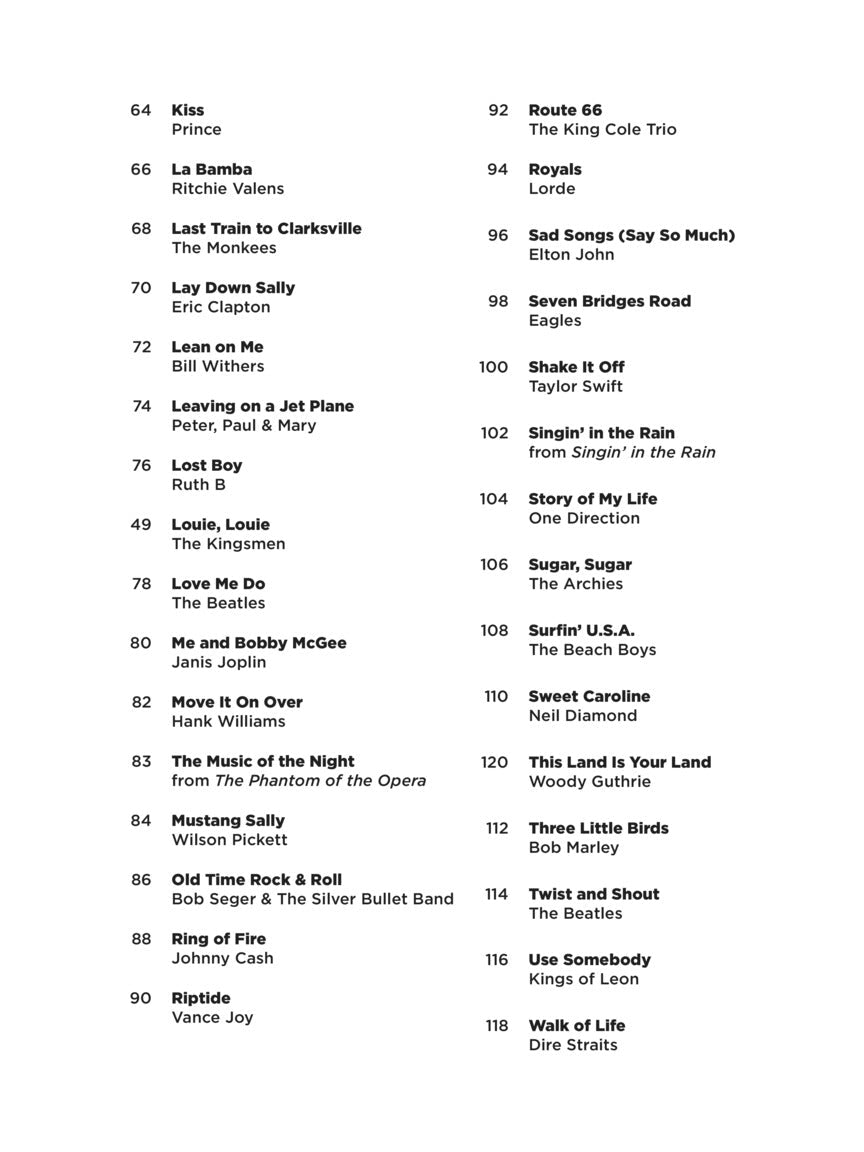 Super easy Three Chord Songs PVG - Sieffs Music