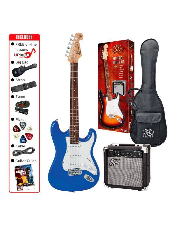SX SE1SK 4/4 Electric Guitar Pack - Full Size - Sieffs Music