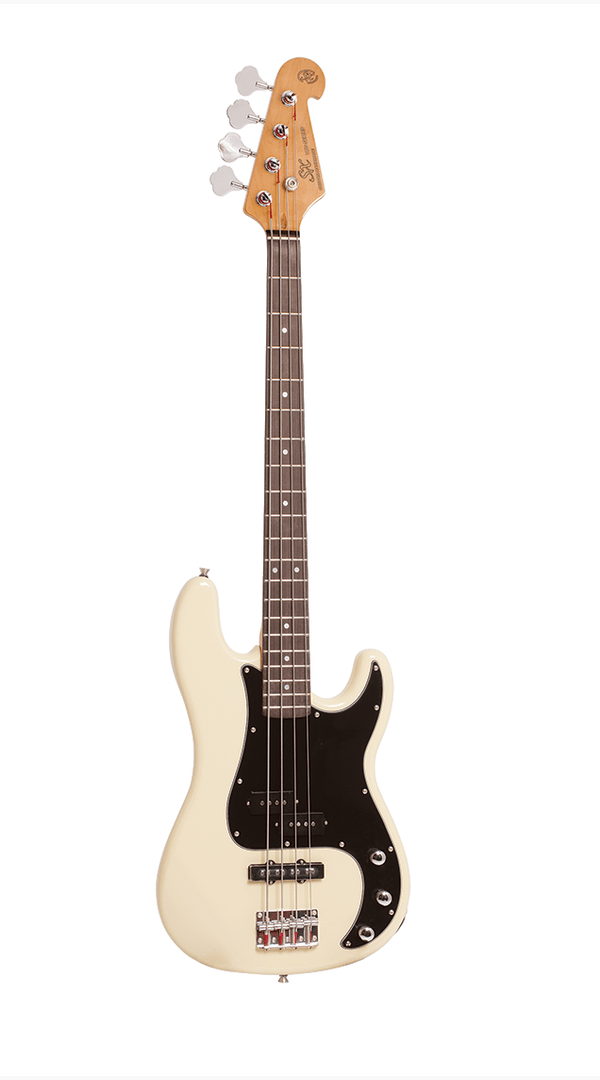SX VEP62VWH Vintage White Bass Guitar Pack - Sieffs Music
