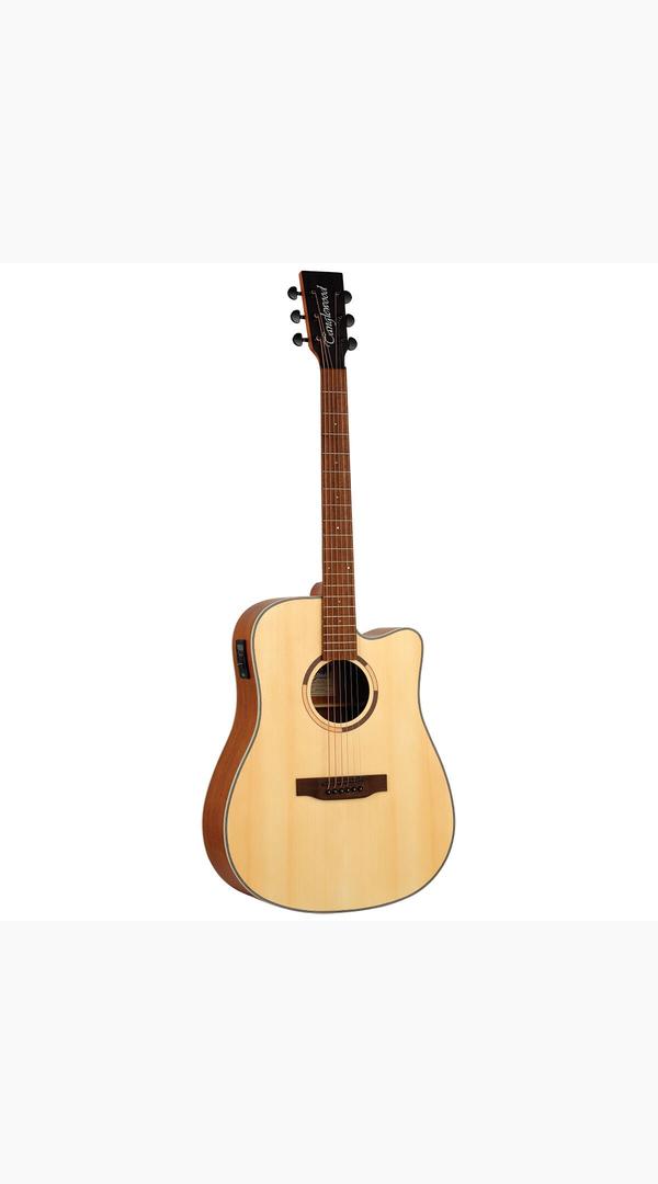 Tanglewood Strada Dreadnought, Spruce/Mahogany Cutaway/Electric Guitar [TS5 - CE] - Sieffs Music
