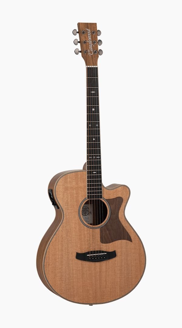 Tanglewood TRSFCEPW Reunion Australian Red Cedar Top Super Folk C/E with Pacific Walnut B/S - Sieffs Music