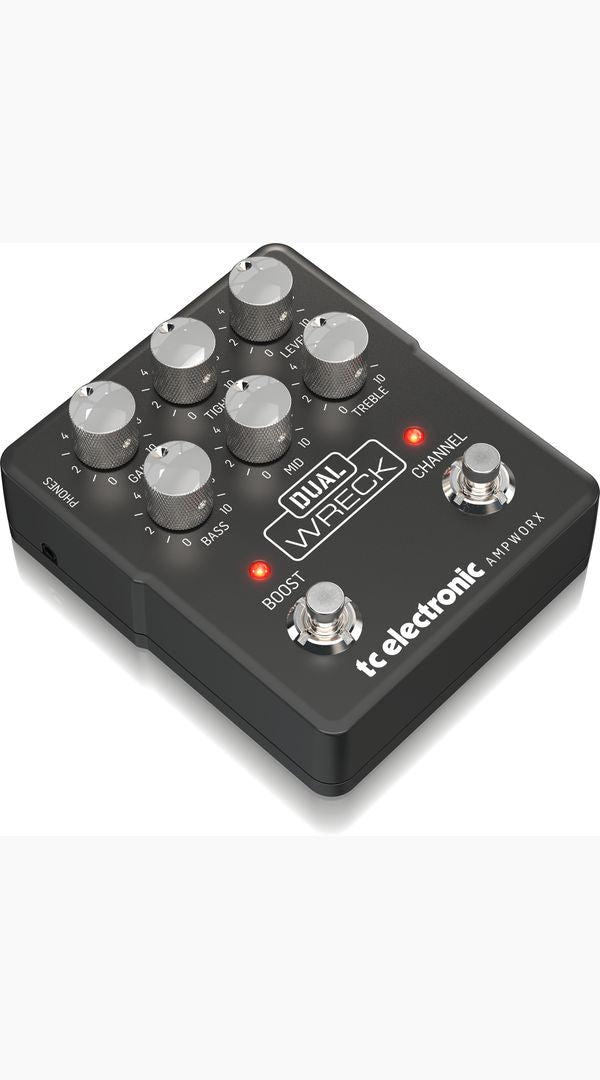 TC ELECTRONIC DUAL WRECK DUAL CHANNEL GTR PREAMP PEDAL - Sieffs Music