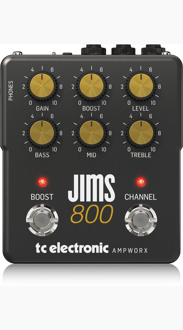 TC ELECTRONIC JIMS 800 DUAL CHANNEL GUITAR PREAMP PEDAL - Sieffs Music