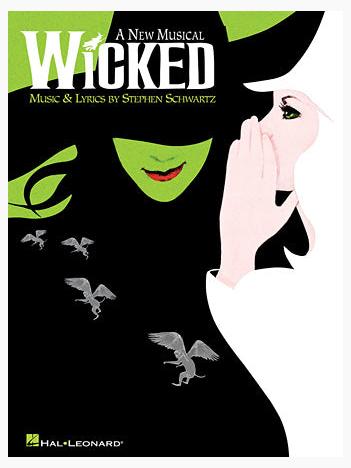 Wicked Piano/vocal selections Music Book - Sieffs Music
