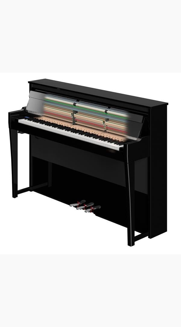 Yamaha NU1XA Hybrid Piano - Polished Ebony - Sieffs Music