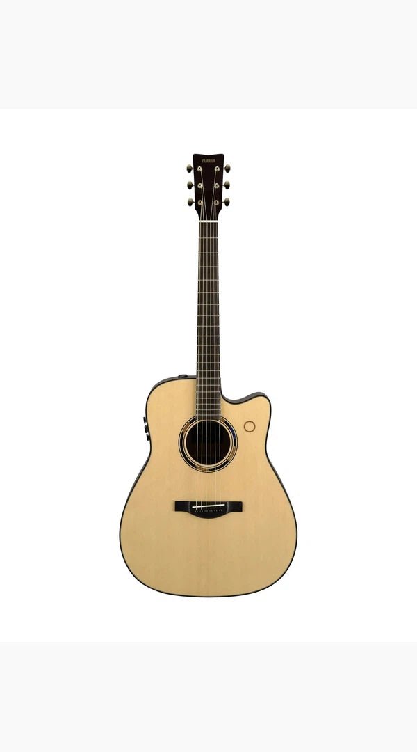 Yamaha TransAcoustic Dreadnought Guitar - TAG3 C with solid spruce top w/ Mahogany back and sides With Firm Carry Case - Sieffs Music