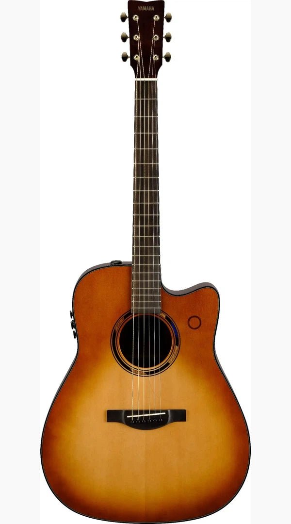 Yamaha TransAcoustic Dreadnought Guitar - TAG3 C with solid spruce top w/ Mahogany back and sides With Firm Carry Case - Sieffs Music