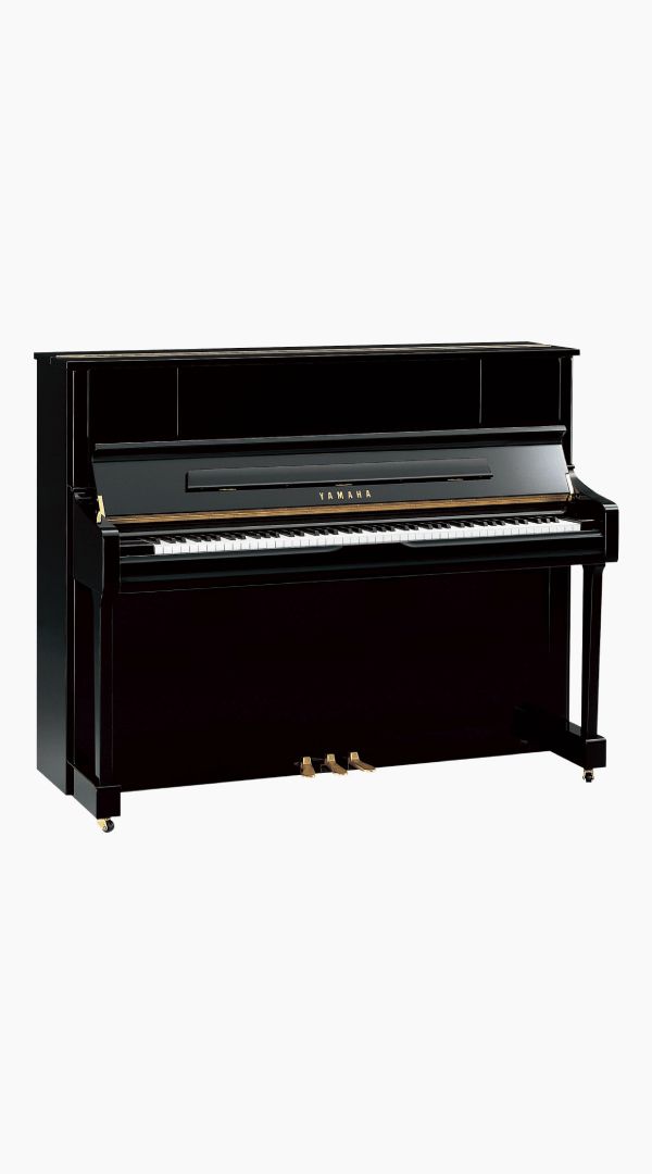 Yamaha Upright Piano U1PEQ Polished Black (Ebony) - Sieffs Music