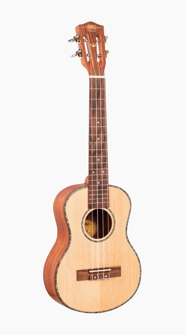 Wooden Spruce and Mahogany sides 1880 Ukulele Co. EU200 Tenor Ukulele - Sieffs Music