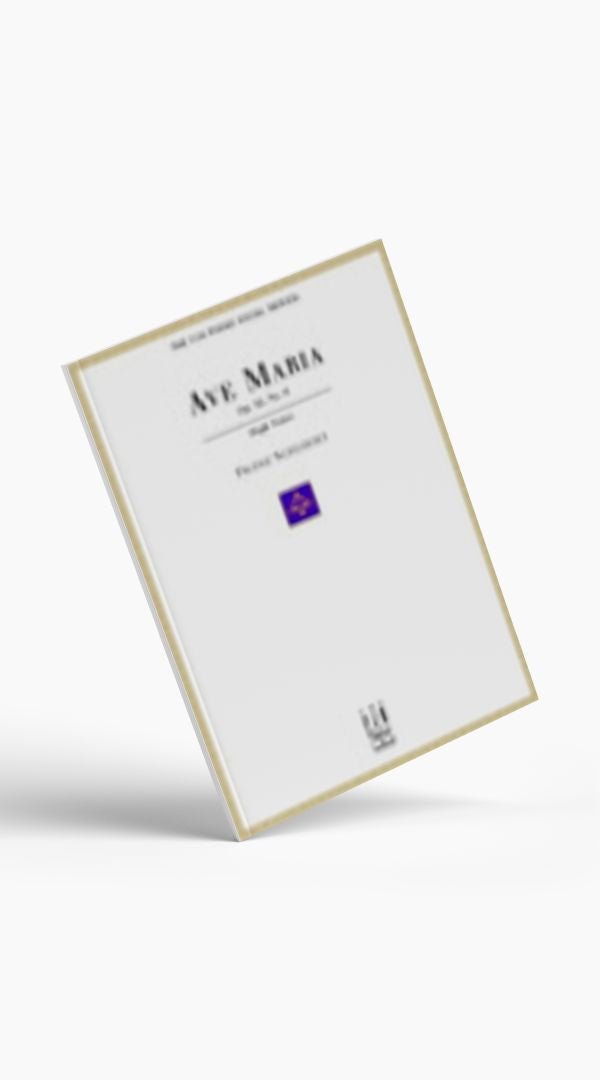 Ave Maria Op. 52 No. 6 for High Voice and Piano - Sieffs Music