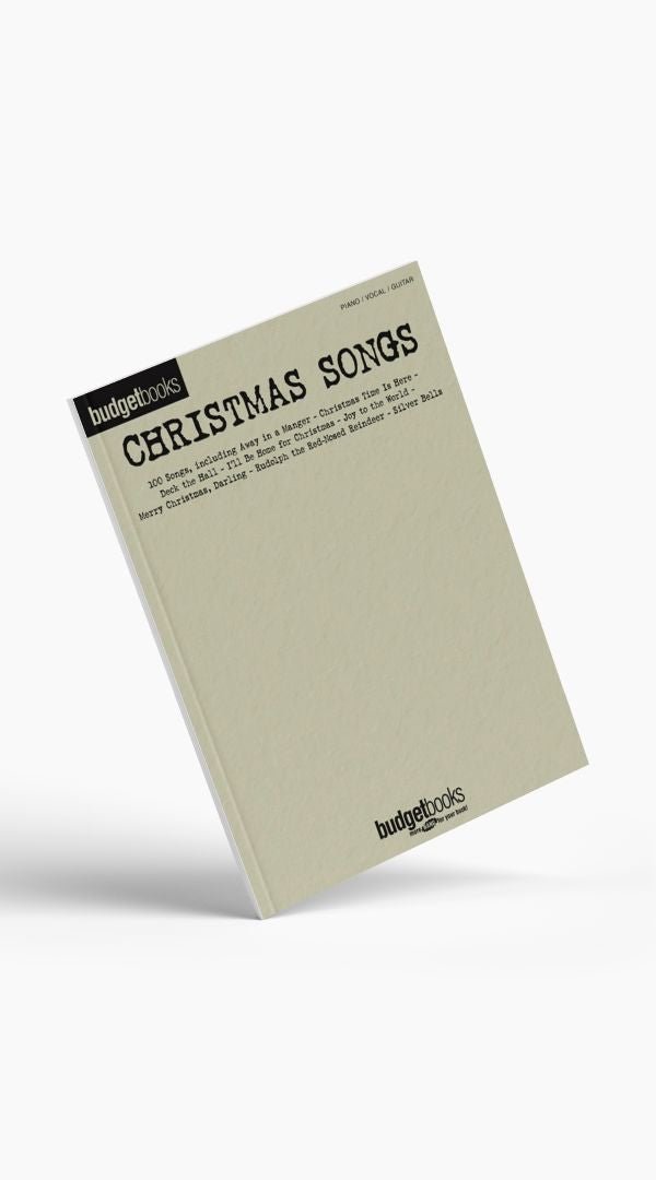 Budget Books Christmas Songs Piano/Vocal/Guitar - Sieffs Music