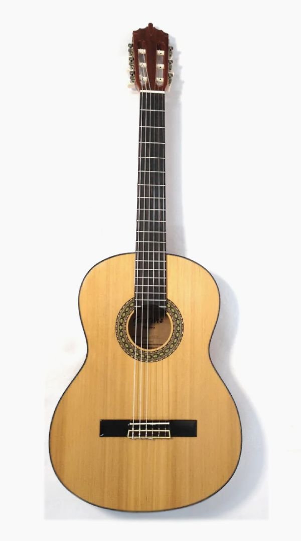 Caraya Solid Top Nylon String Classical Guitar Natural - Sieffs Music