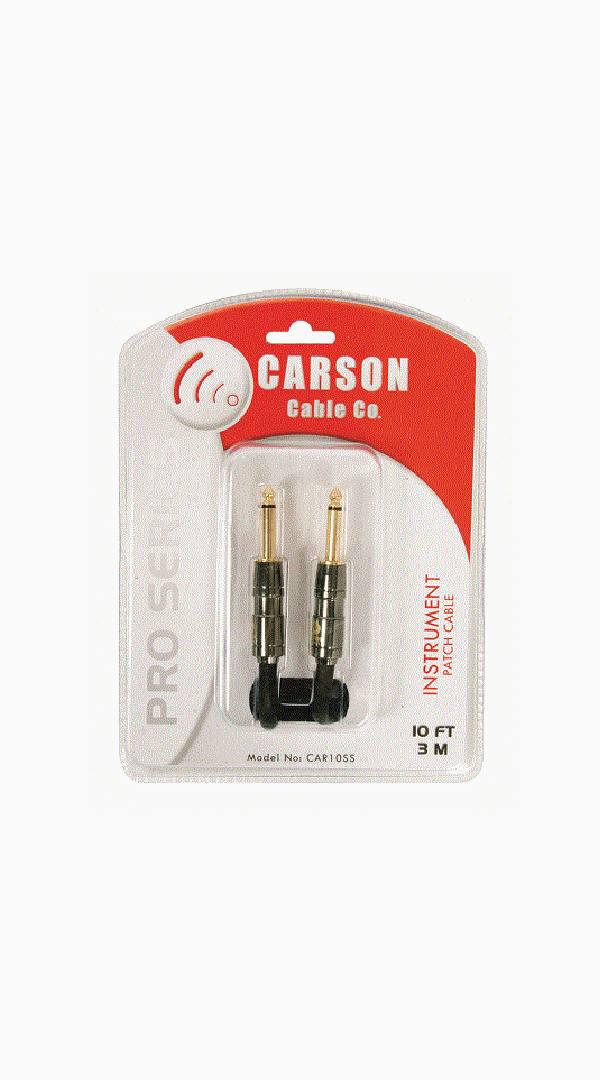 Carson Pro 10ft 3m Noiseless Instrument Cable - Sieffs Music