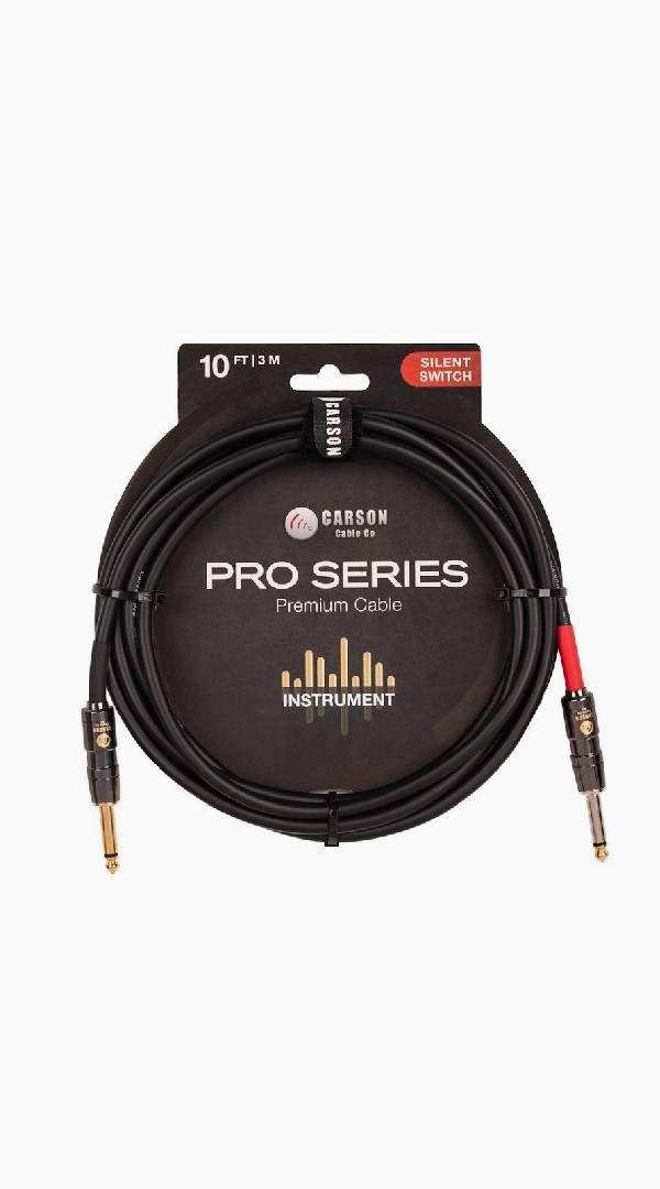 Carson Pro Series Guitar Lead 10ft Straight to Straight - Sieffs Music
