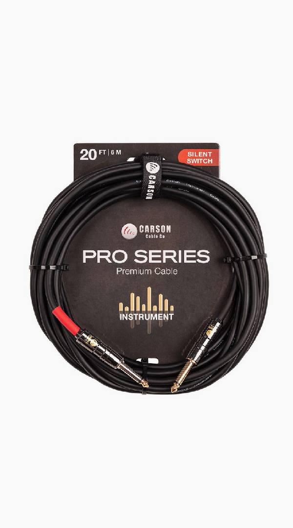 Carson Pro Series Instrument Cable 20ft - Sieffs Music