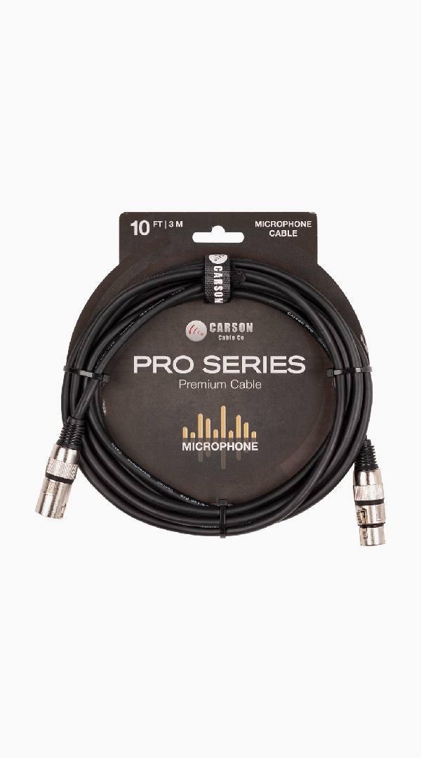 Carson Pro series Microphone Cable 10ft 3m - Sieffs Music