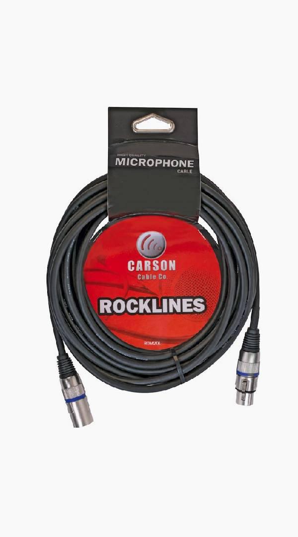 Carson Rocklines Microphone Lead 20ft XLR - XLR - Sieffs Music