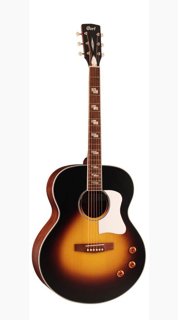 Cort CJ-RETRO Jumbo Acoustic Electric Guitar - Sieffs Music