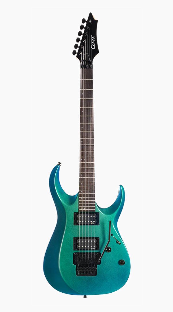 Cort X300 FBL Elecitric Guitar Flip Blue - Sieffs Music