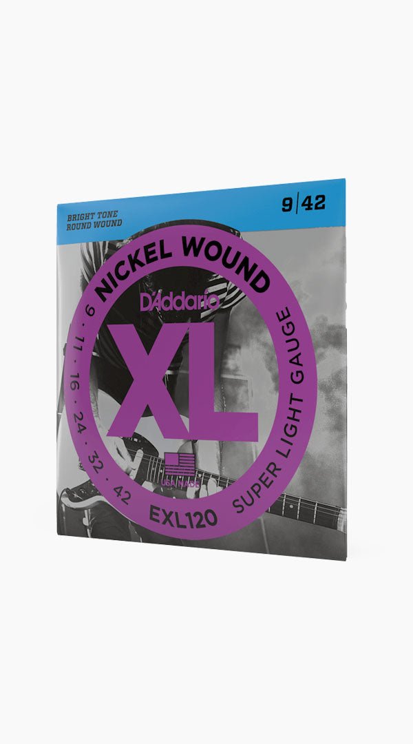 D'Addario EXL120 09-42 Electric Nickel Wound Strings - Sieffs Music