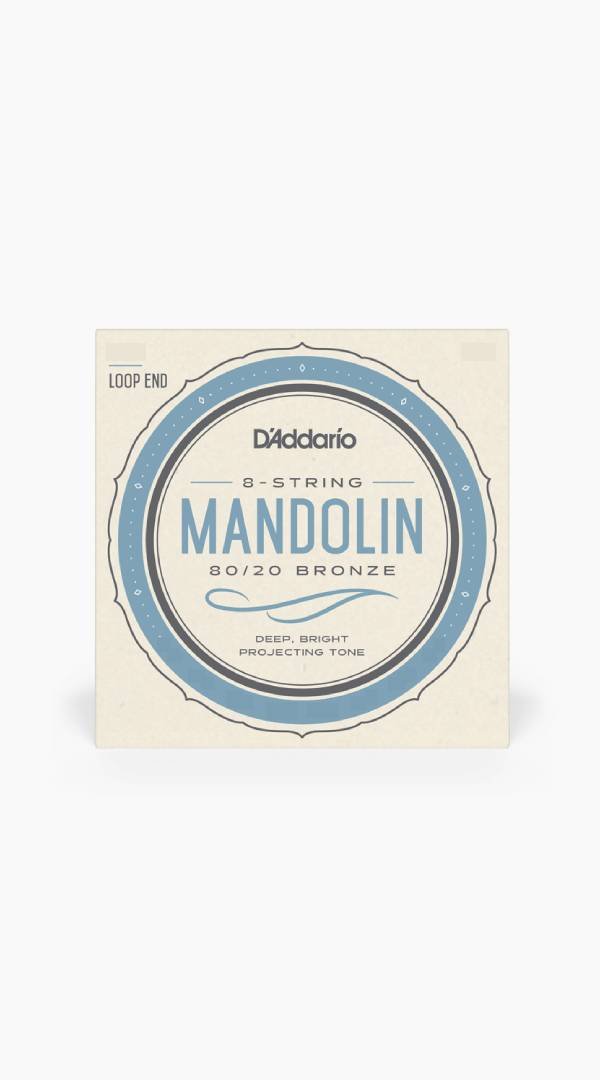 D'addario Mandolin Strings 80/20 Bronze Wound Set of 8 - Sieffs Music