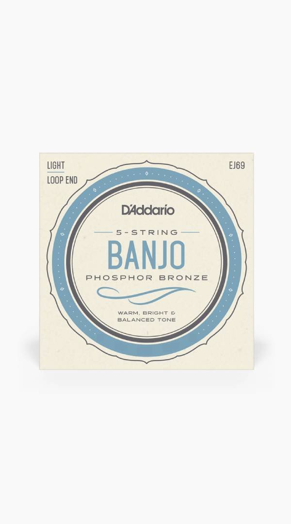 D'addario Phsophor Broze Banjo Strings Set of 5 - Sieffs Music