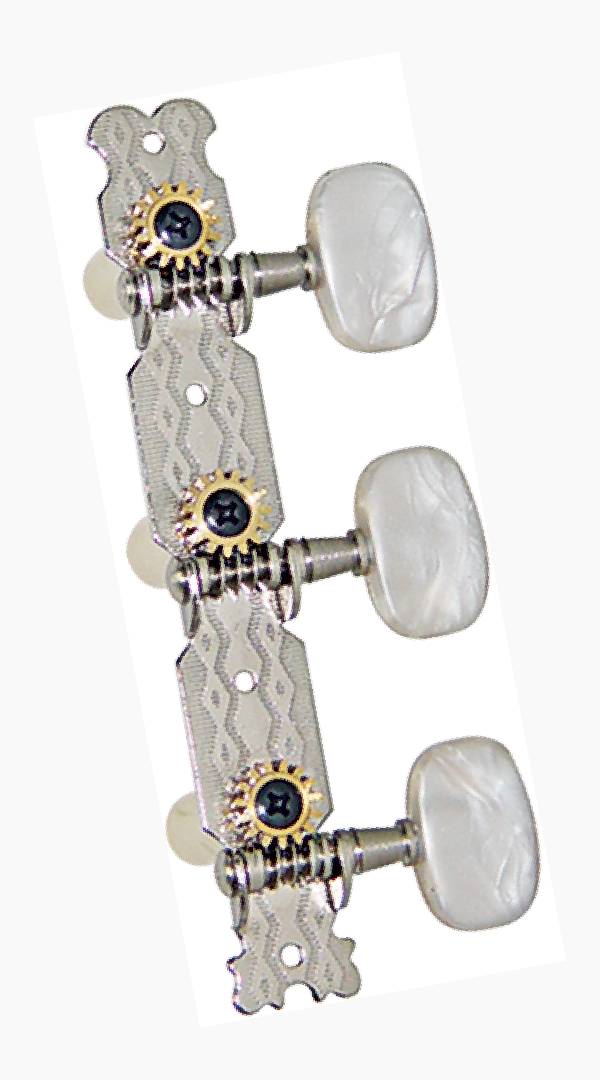 Dr. Parts Nickel Plated Machine Head Plates - Sieffs Music