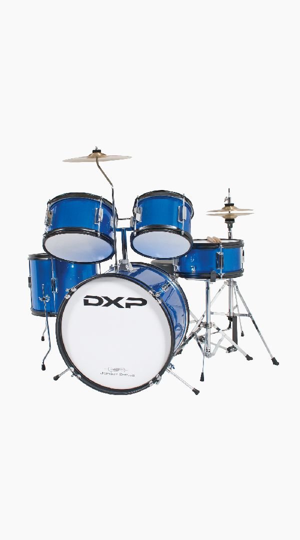 DXP 5 Piece Junior Drum Kit Metallic Blue - Sieffs Music