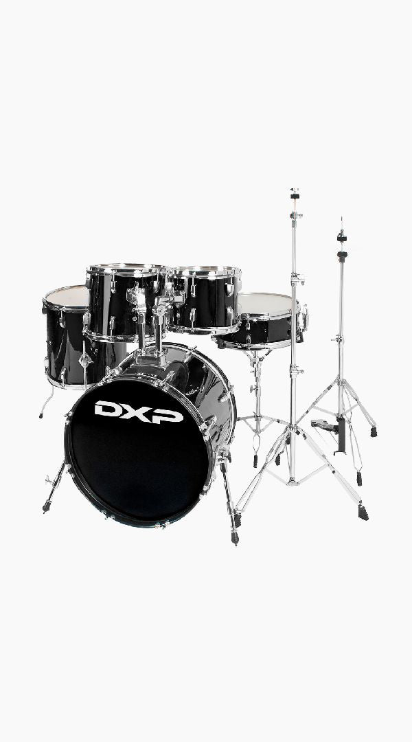 DXP Fusion 20 Series 5 Piece Drum Kit Black - Sieffs Music