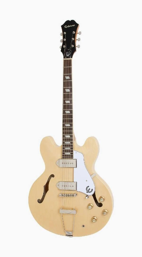 Epiphone Casino Natural Hollowbody Electric Guitar - Sieffs Music