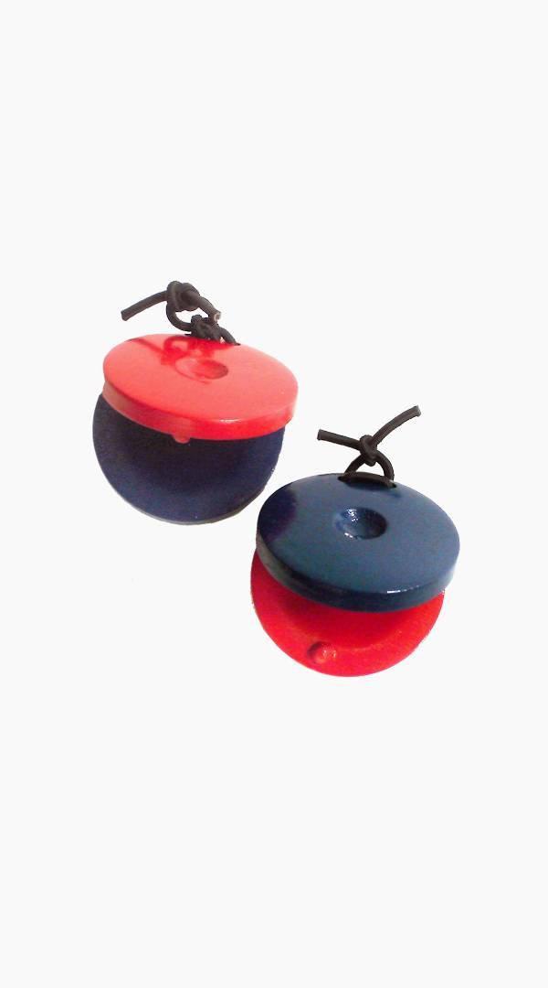 Finger Castanets Red &amp; Blue - Sieffs Music
