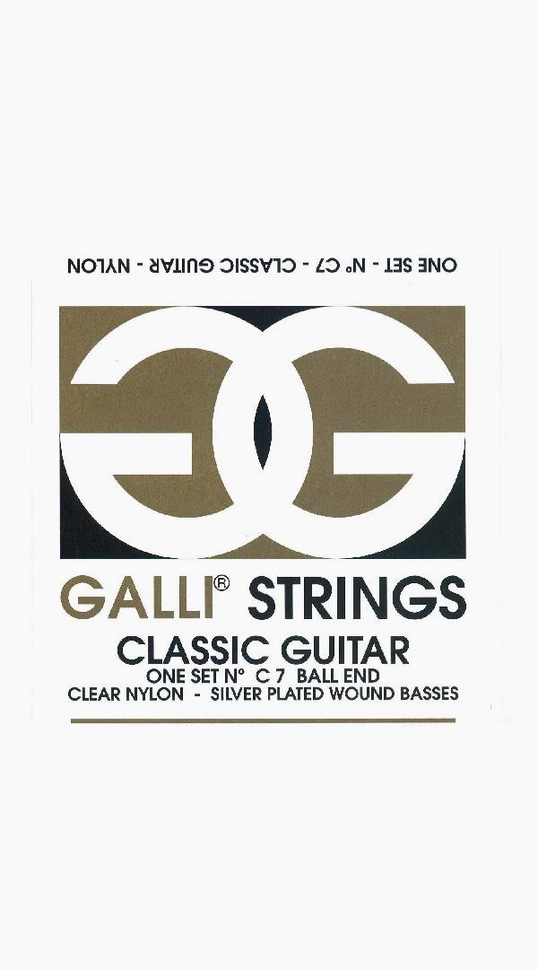 Galli Classical Guitar String Set - Ball End - Sieffs Music
