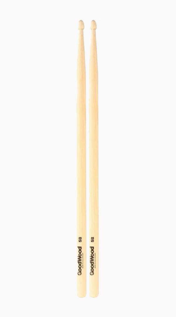Goodwood 5B Wood Tip Hickory Drumsticks - Sieffs Music