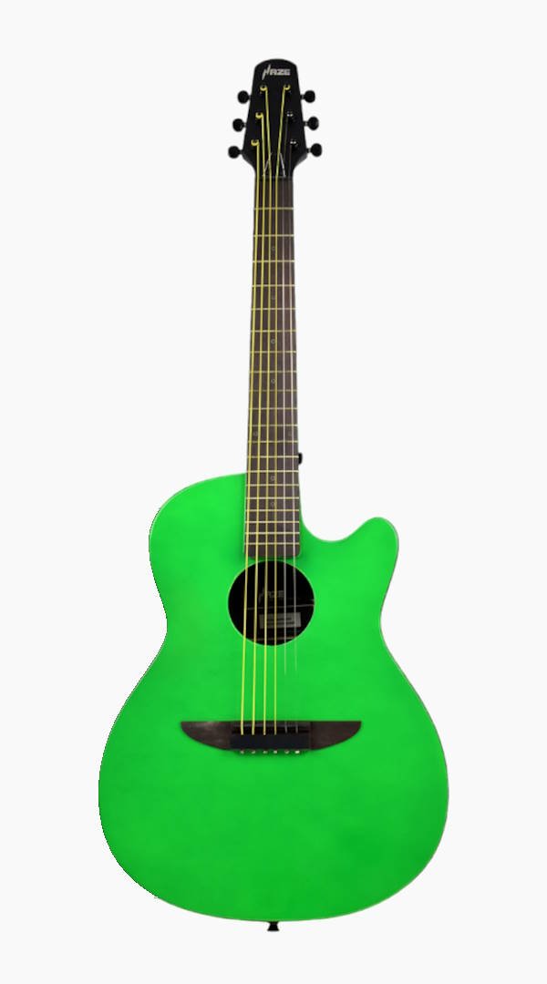 Haze 836CGR Neon Green Acoustic Guitar - Sieffs Music