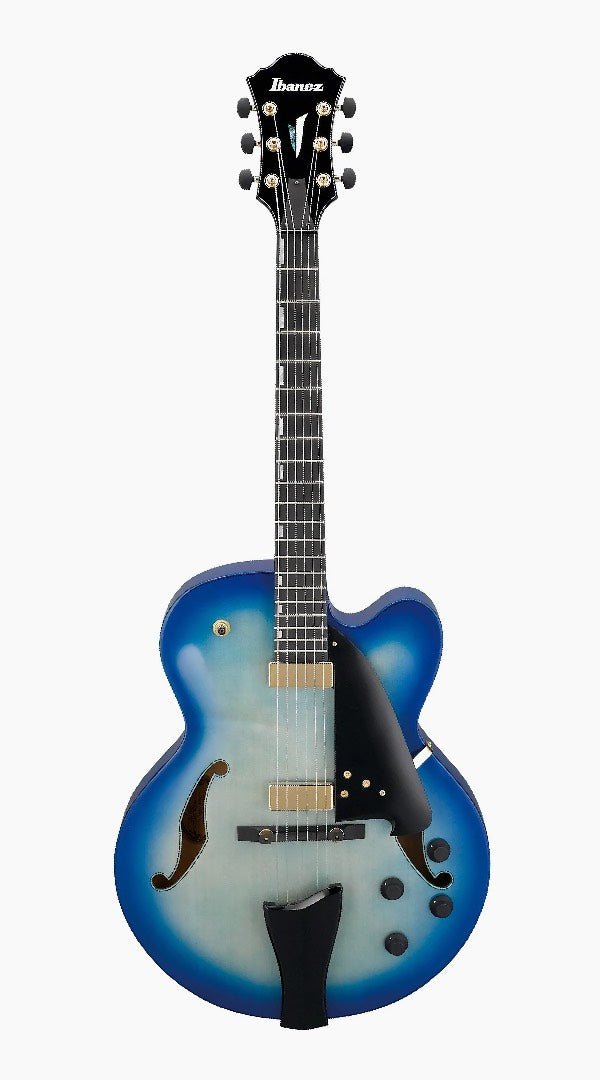 Ibanez AFC155-JBB Contemporary Archtop Series Dual-Pickup Hollowbody Electric Guitar - Jet Blue Burst - Sieffs Music