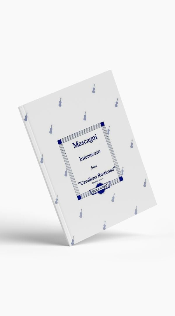 Intermezzo from Cavalleria Rusticana for Viola and Piano - Sieffs Music