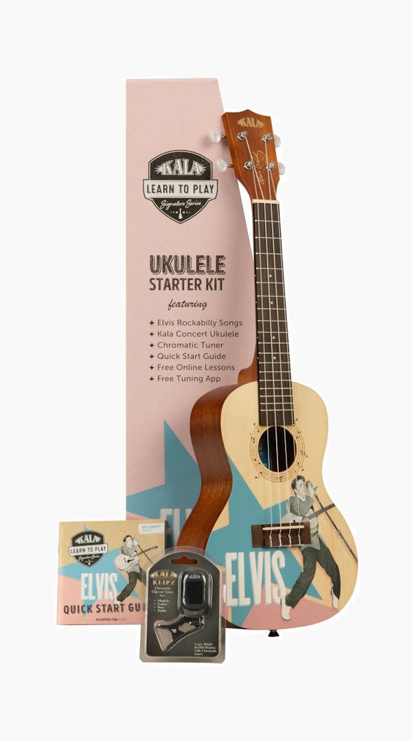 Kala Elvis Rockabilly Ukulele Starter Kit - Sieffs Music