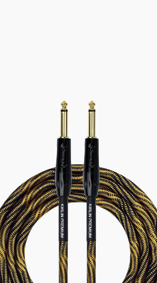 Kirlin Premium Plus 20ft 6m Yellow Instrument Cable - Sieffs Music