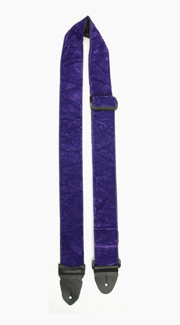 LM 2" Crushed Velvet Guitar Strap - Sieffs Music
