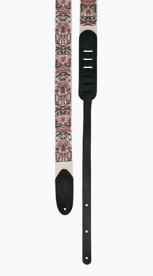 LM Tiki Warrior Cotton Guitar Strap - Sieffs Music