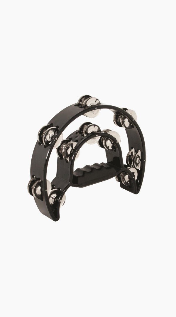 Mano Percussion 9"x 6" Double Half Moon Tambourine TMP13 - Sieffs Music