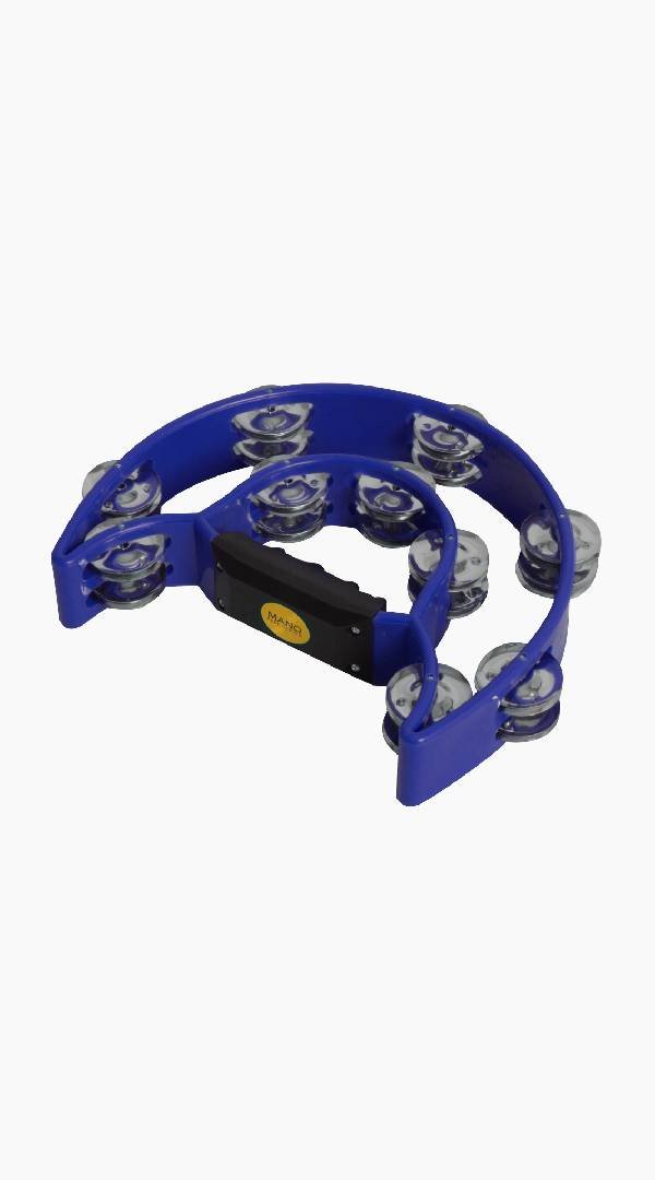 Mano Percussion 9"x 6" Double Half Moon Tambourine TMP13 - Sieffs Music